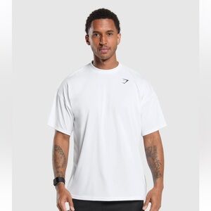Gymshark Oversized Performance T-Shirt L White